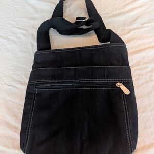 Black Canvas Tote Bag